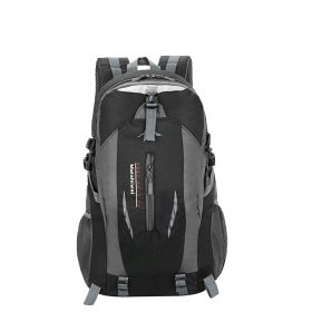 36L Outdoor Backpack Waterproof Daypack Travel Knapsack (Option: Black)